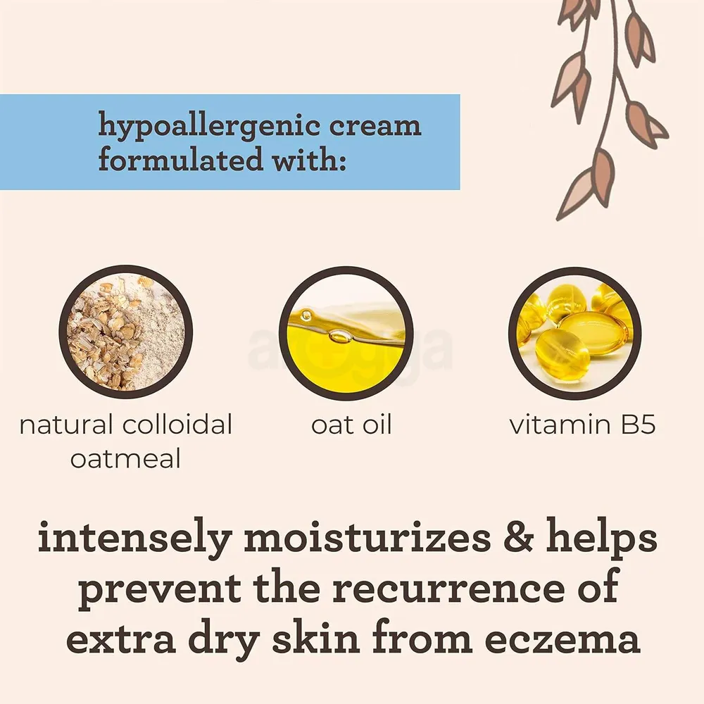 Aveeno Baby Eczema Therapy Moisturizing Cream with Colloidal Oatmeal Skin Protectant + Vitamin B5  
