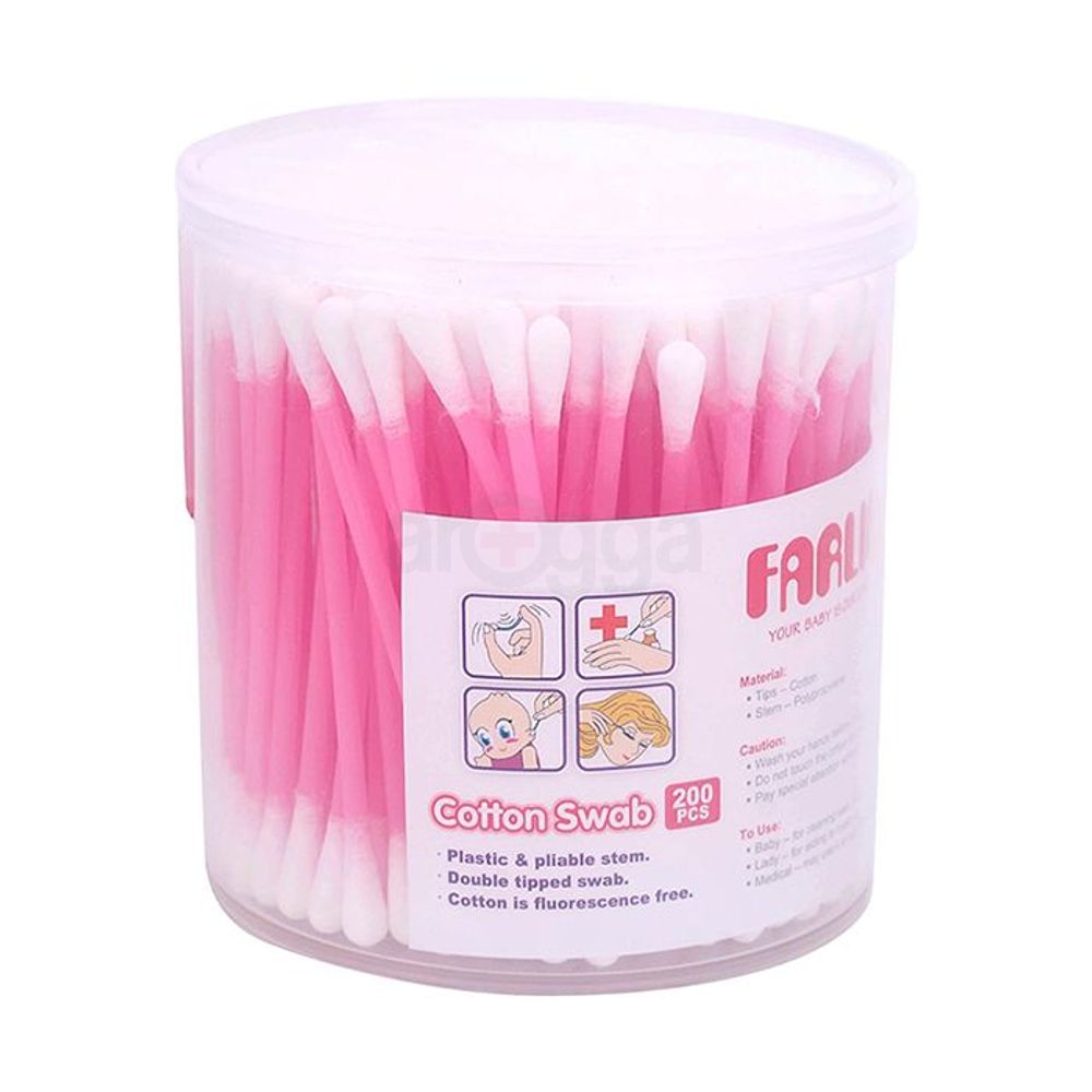 Farlin Plastic Steam Cotton Buds 200 Swab (BF-113-2)  