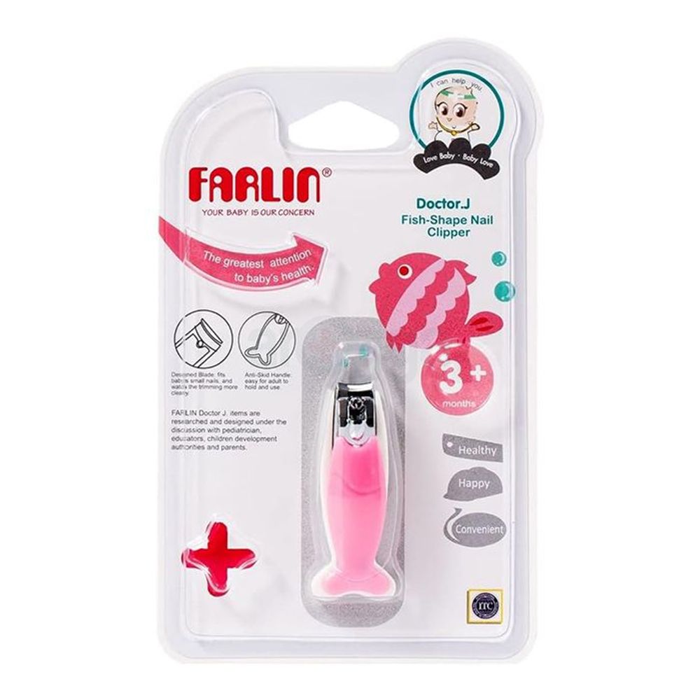 Farlin Fish Shape Nail Clipper 3m+ (BF-160D)  