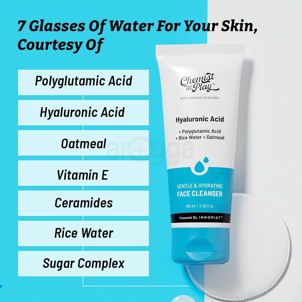 Chemist at Play Gentle & Hydrating Face Cleanser with Hyaluronic Acid  