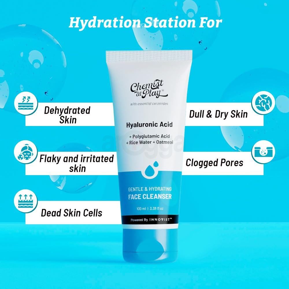Chemist at Play Gentle & Hydrating Face Cleanser with Hyaluronic Acid  