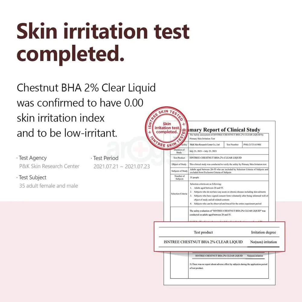 Isntree Chestnut BHA 2% Clear Liquid Toner  