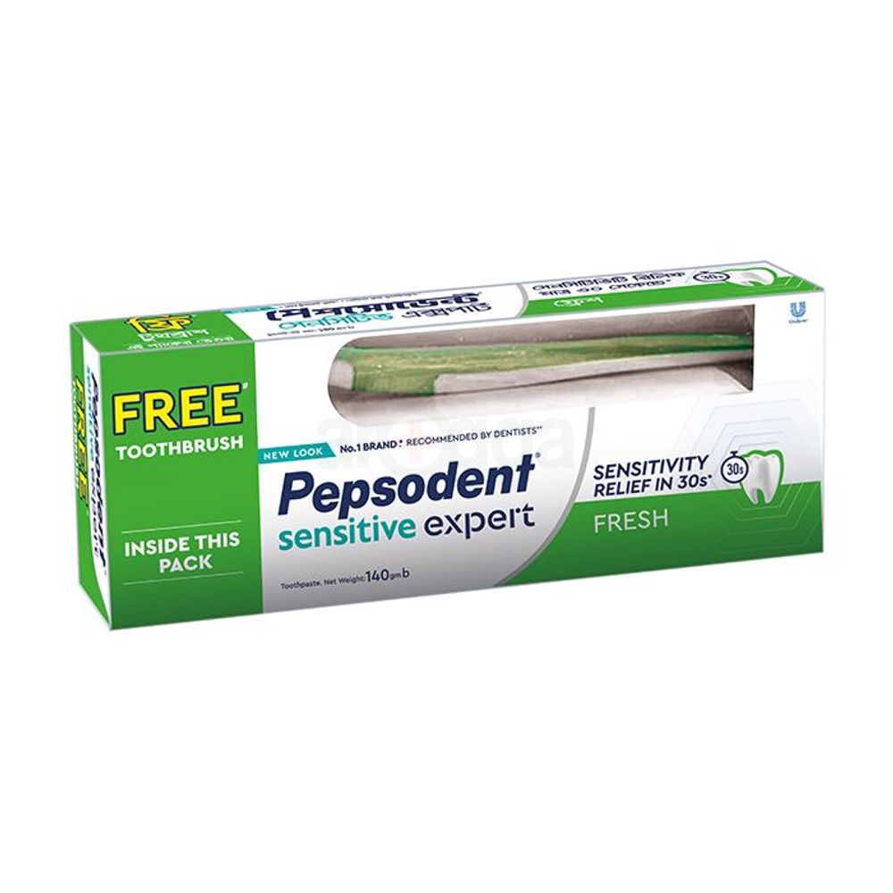 Pepsodent Toothpaste Sensitive Expert Fresh 140g (Toothbrush Free)  