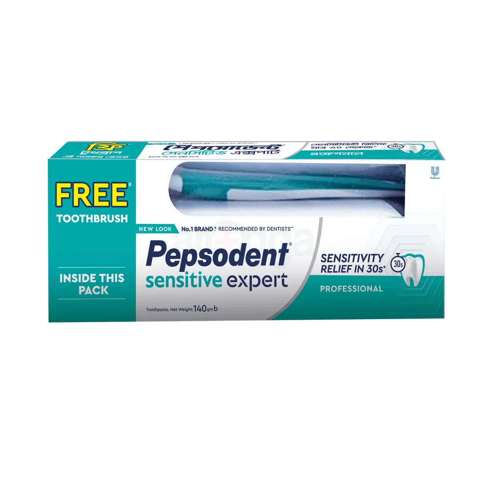 Pepsodent Toothpaste Sensitive Expert Professional 140g (Toothbrush Free)  