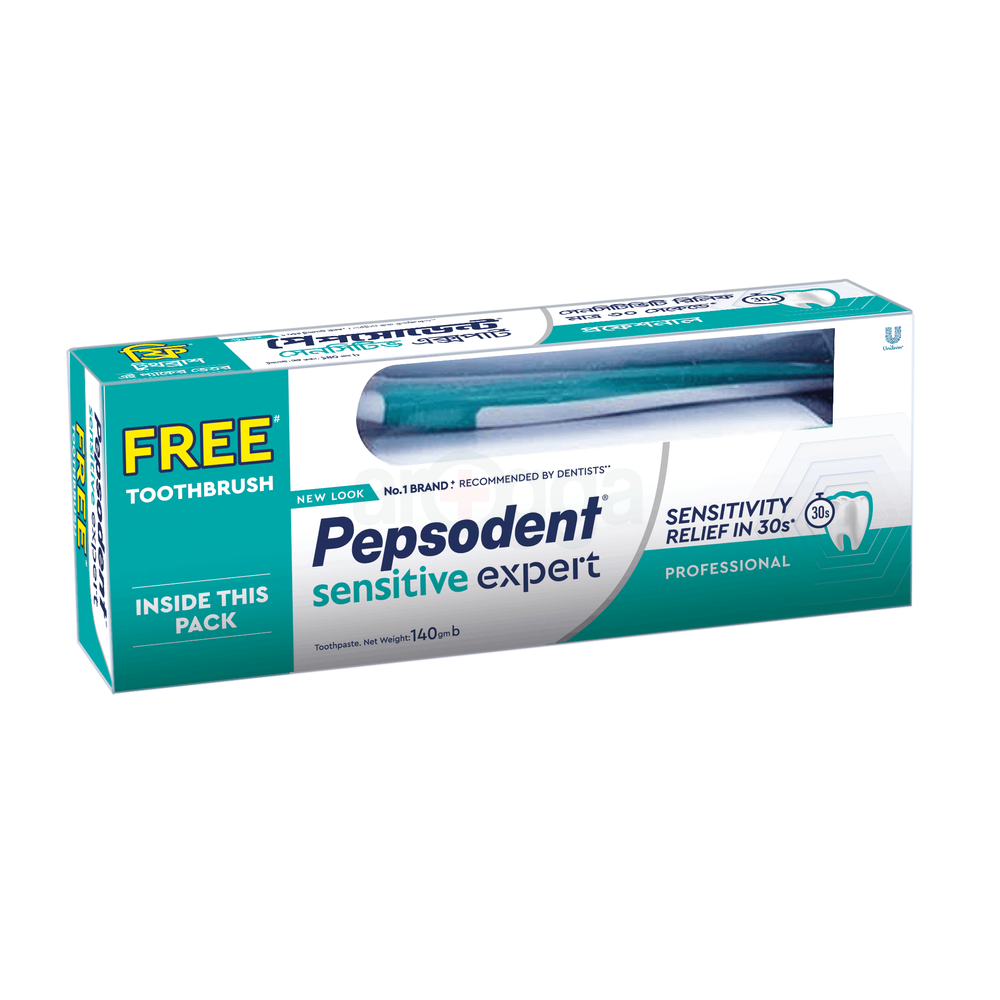 Pepsodent Toothpaste Sensitive Expert Professional 140g (Toothbrush Free)  