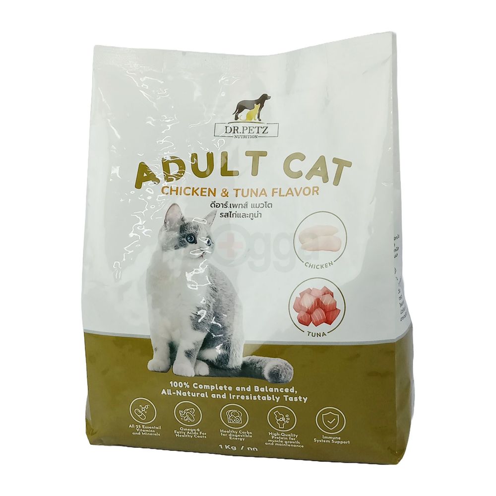 DR. PETZ Adult Cat Chicken & Tuna Flavor 1kg  