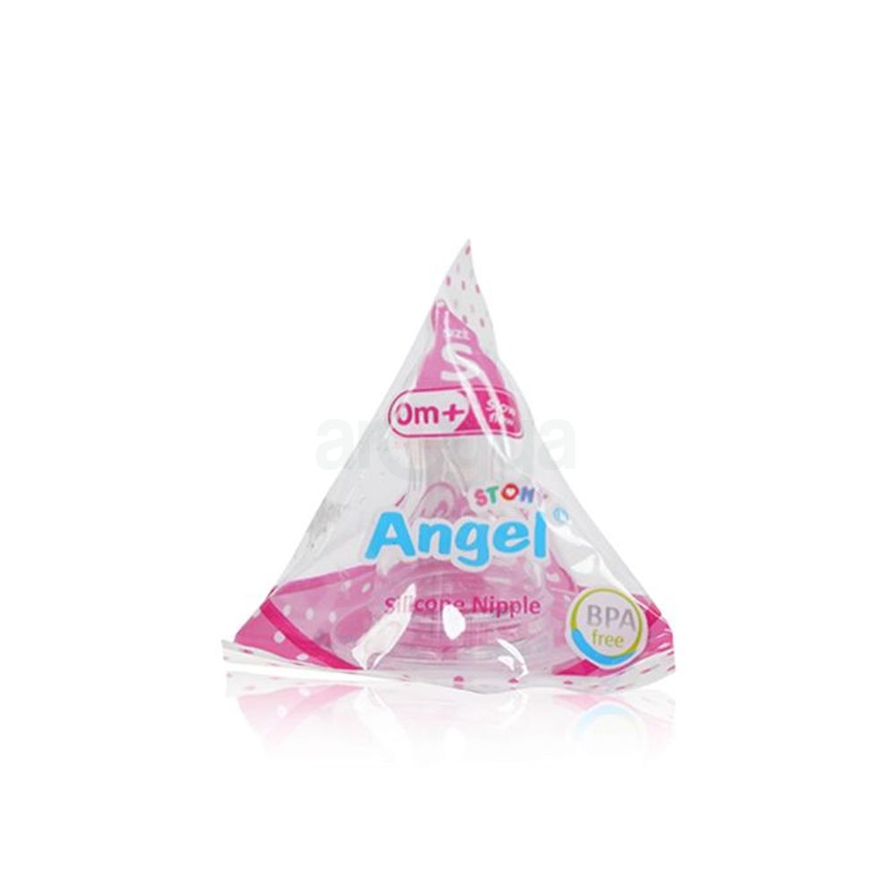 Angel BPA Free Silicone Nipple Size: S, 0m+ (N-1ASP)  