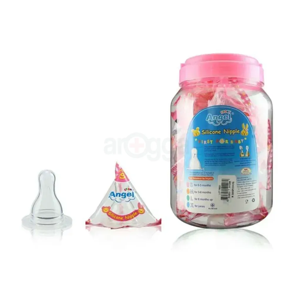 Angel BPA Free Silicon Nipple Size: L - 6m+ (N-1ALP)  