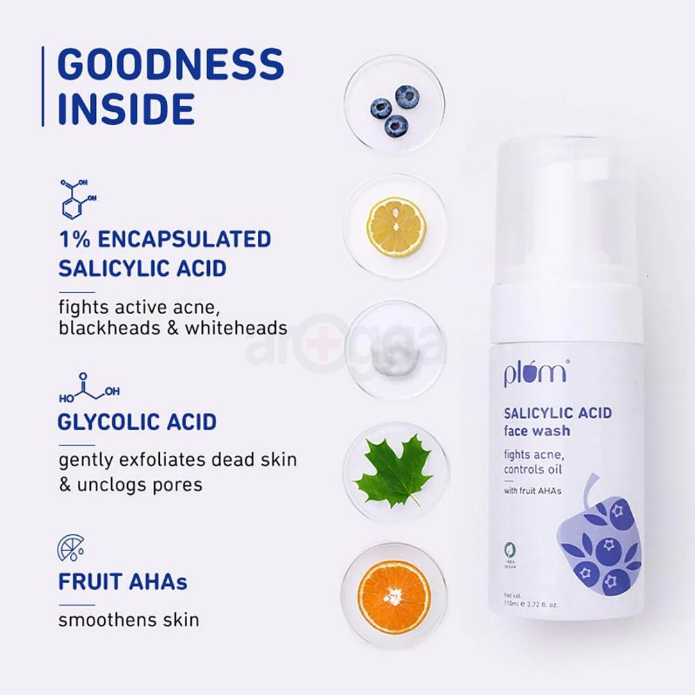 Plum 1% Encapsulated Salicylic Acid Foaming Face Wash  