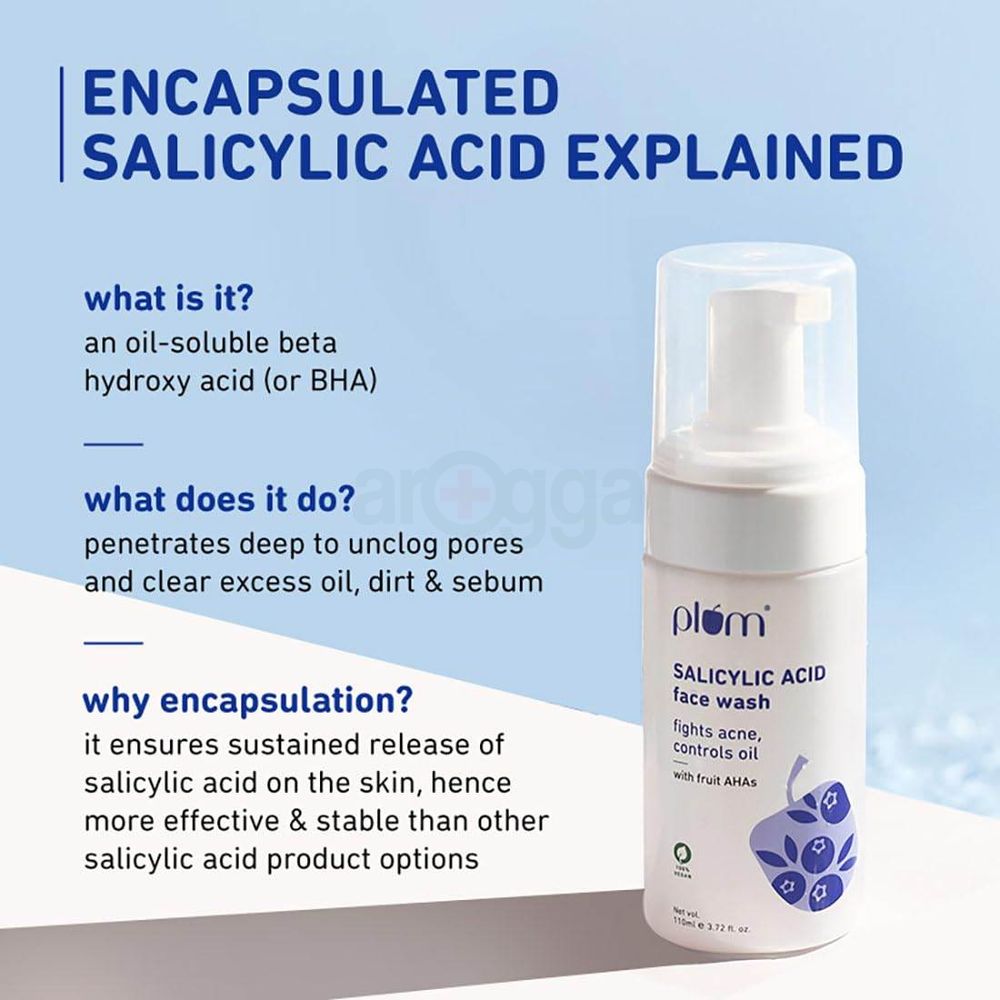 Plum 1% Encapsulated Salicylic Acid Foaming Face Wash  