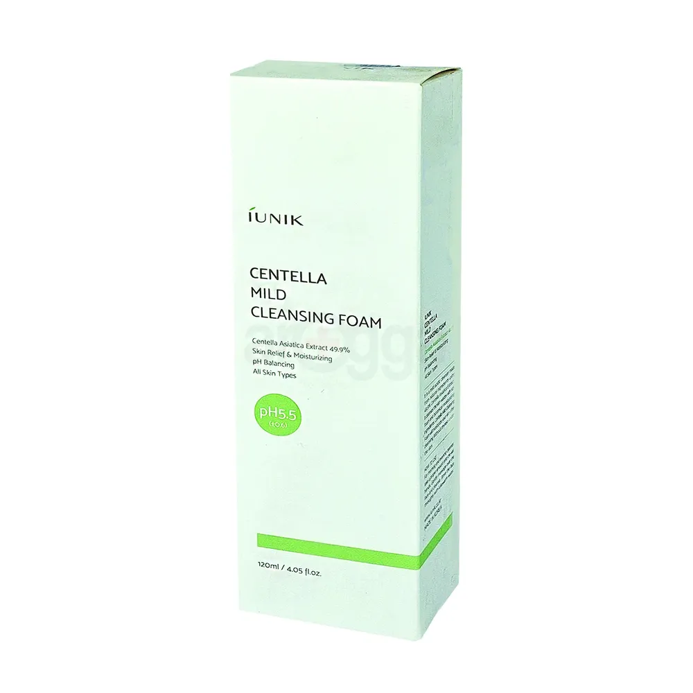 Iunik Centella Mild Cleansing Foam for All Skin Types  