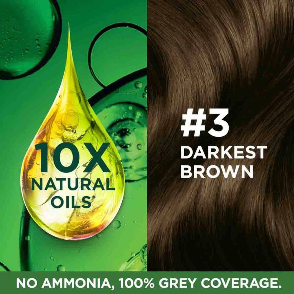 Garnier Color Naturals Creme Riche Nourishing Permanent Hair Color (35ml+30g) - 3 Darkest Brown  
