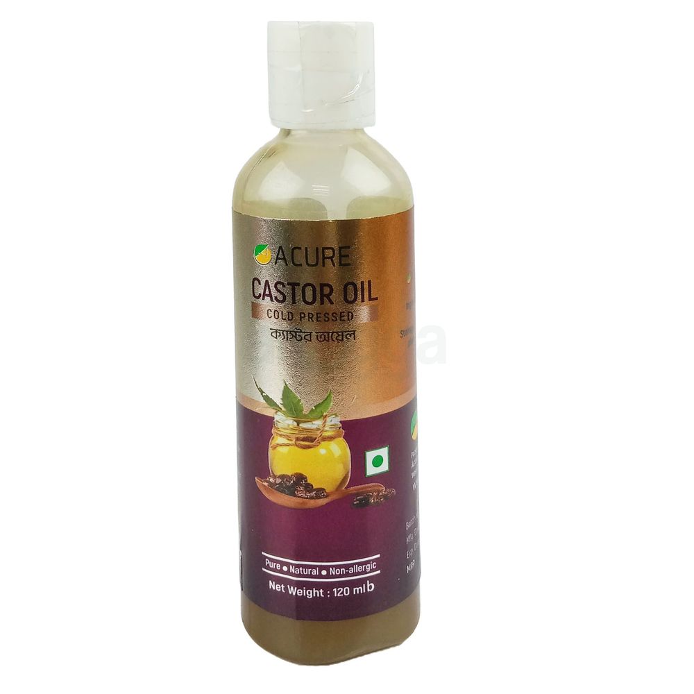 Acure Castor Oil (ক্যাস্টর অয়েল)- 120 ml  