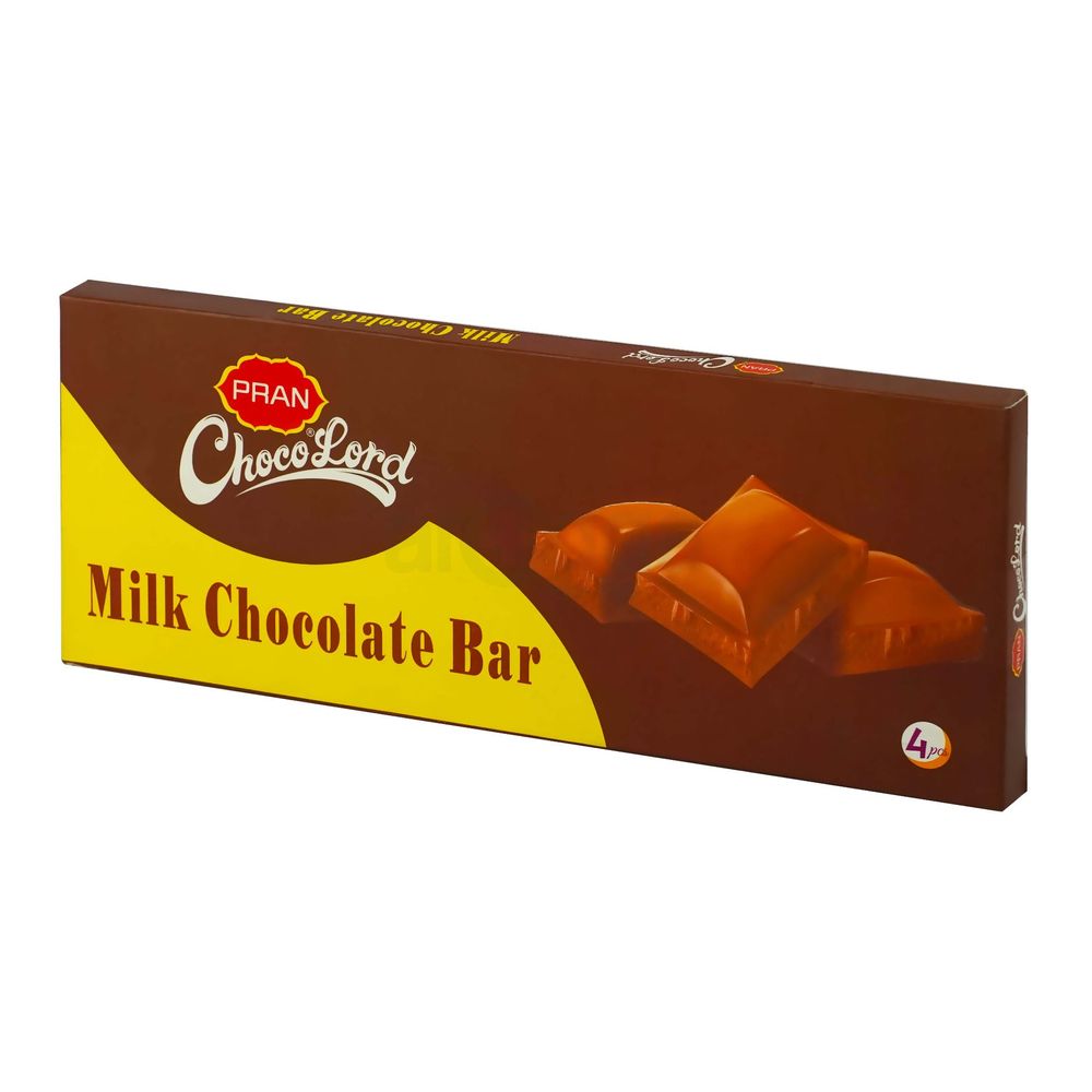 Pran ChocoLord Milk Chocolate Bar 220gm (55g x 4 Pcs)  