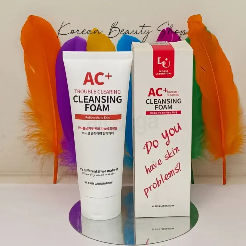 W. Skin Laboratory AC+ Trouble Clearing Cleansing Foam  