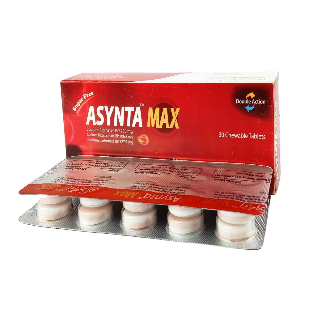 Asynta Max 250mg+106.5mg+187.5mg tablet