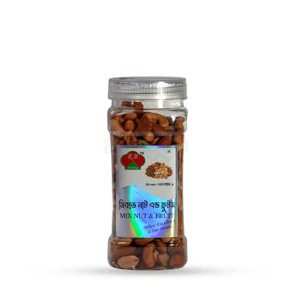 Mix nut & fruit 250gm (Jar)  