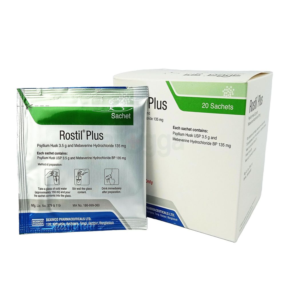 Rostil Plus 3.5gm+135mg sachet
