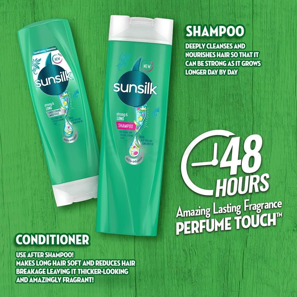 Sunsilk Strong & Long Shampoo for Strong & Thicker Looking Hair  