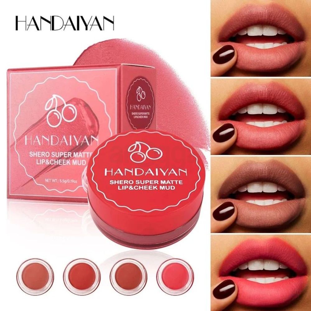 Handaiyan Shero Super Matte Lip & Cheek Mud 5.5g  