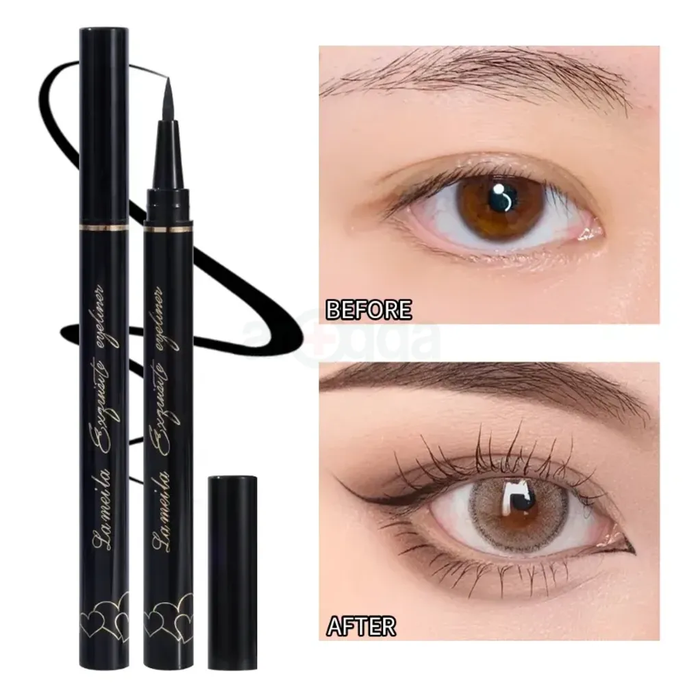 Lameila Colour Geometry Waterproof Liquid Eyeliner - Black  