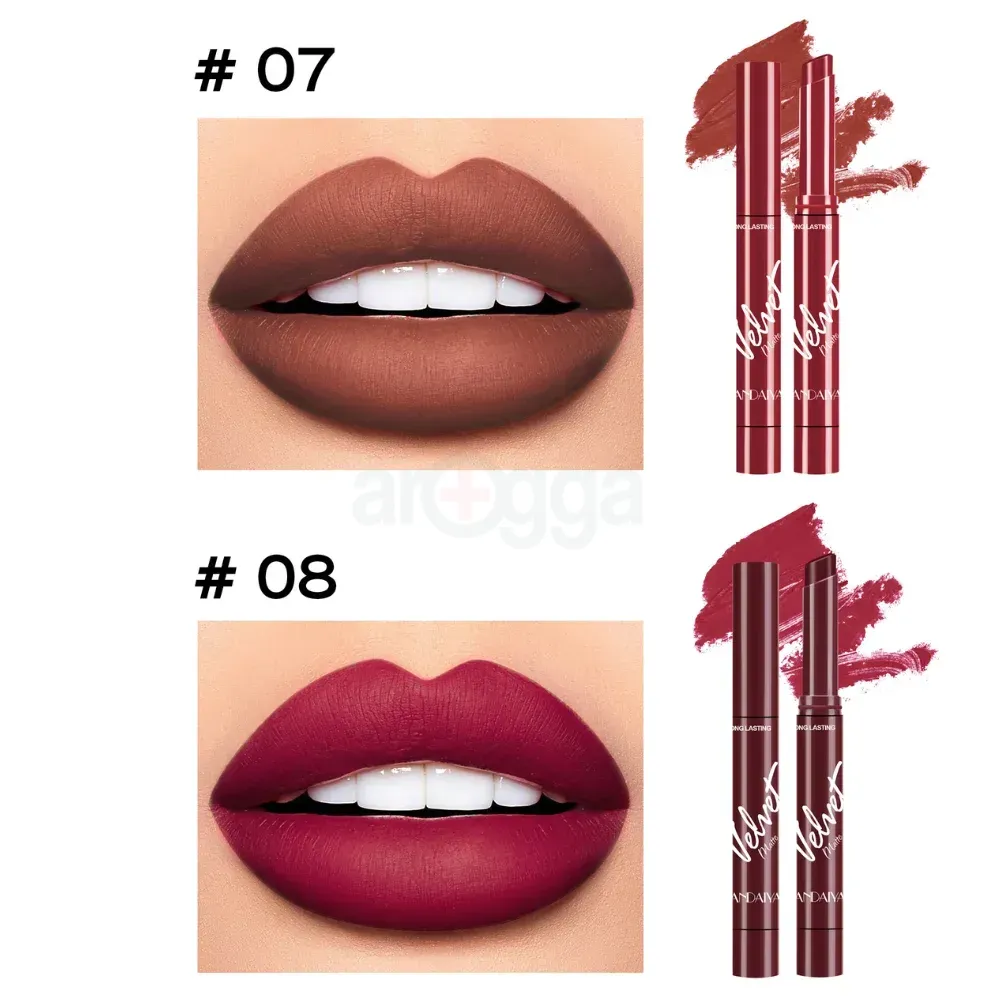 Handaiyan Just A Kiss- 8 pcs Velvet Matte Lipstick Set   
