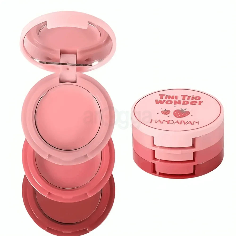 Handaiyan Tint Trio Wonder 3 in 1 Lip & Cheek Cream Tint  