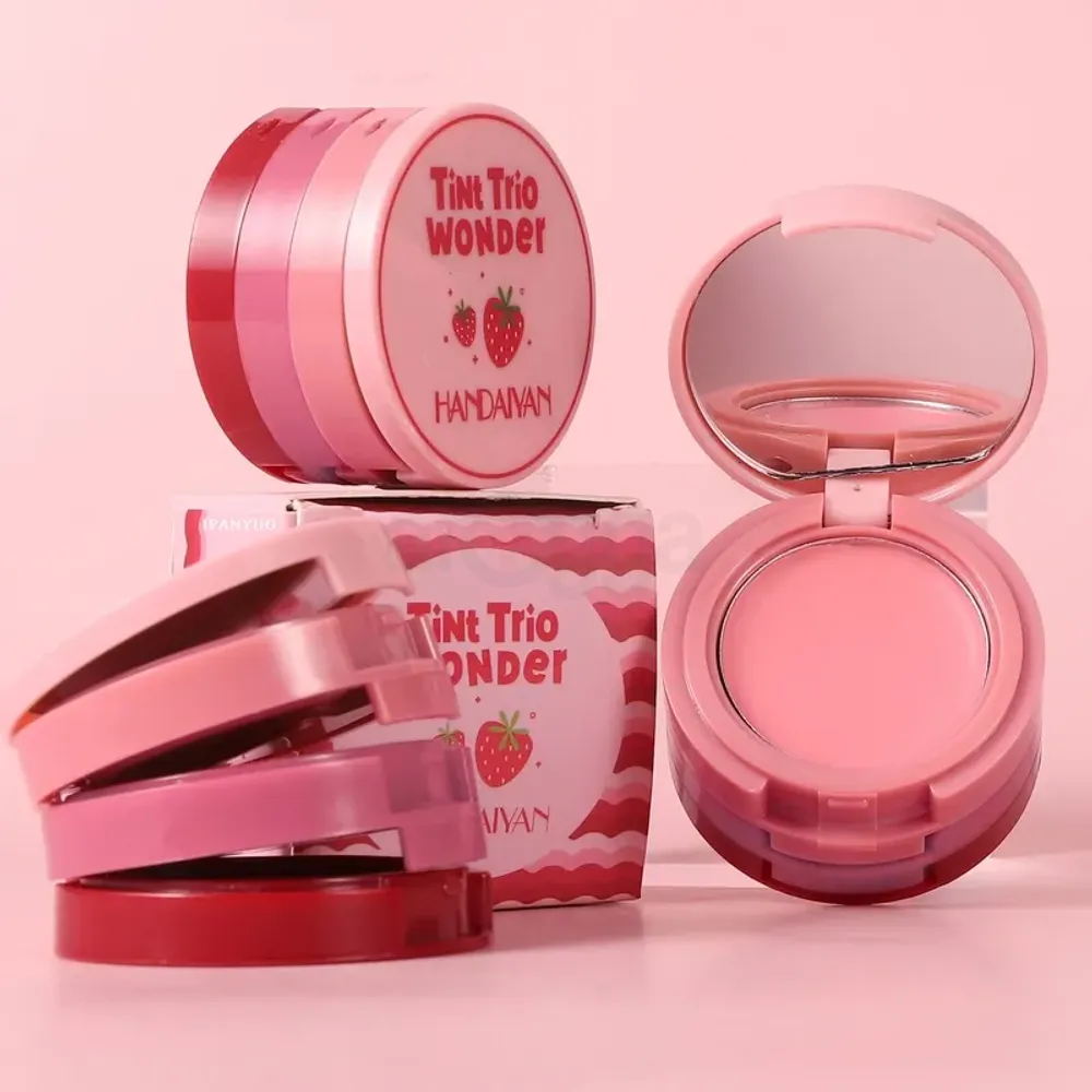 Handaiyan Tint Trio Wonder 3 in 1 Lip & Cheek Cream Tint  