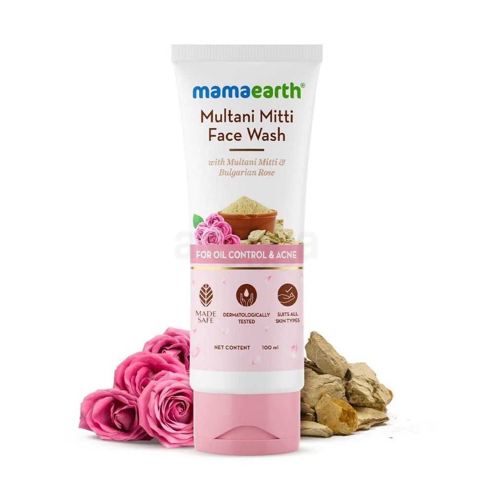 Mamaearth Multani Mitti Facewash for Acne & Oil Control 100ml  