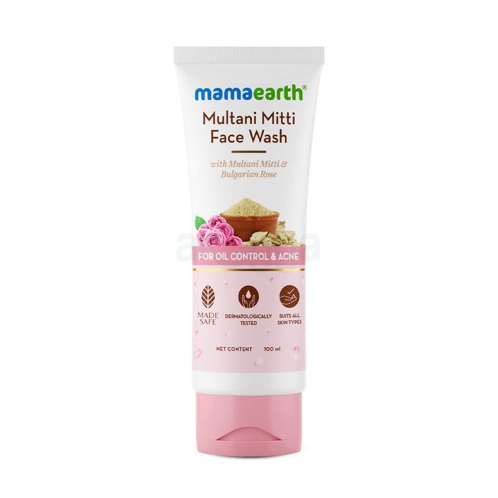 Mamaearth Multani Mitti Facewash for Acne & Oil Control 100ml  