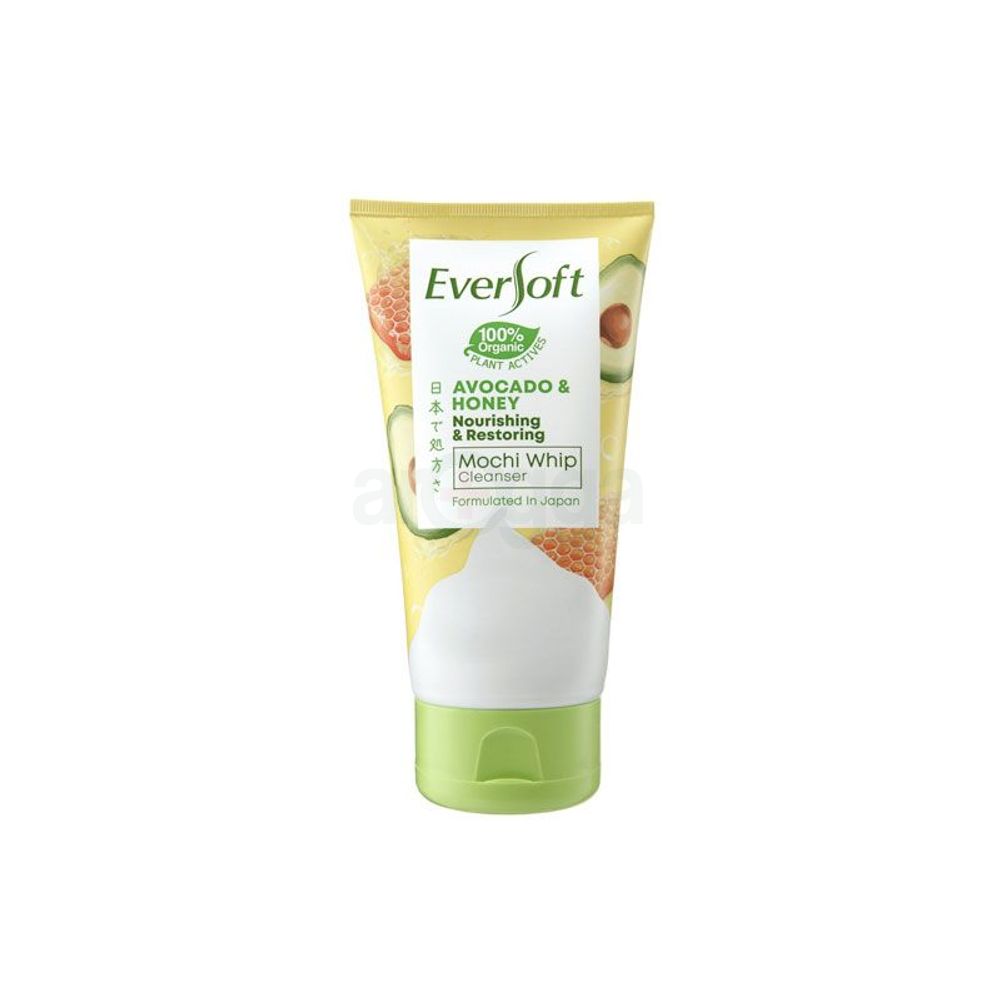 Eversoft Avocado & Honey Nourishing & Restoring Mochi Whip Cleanser  