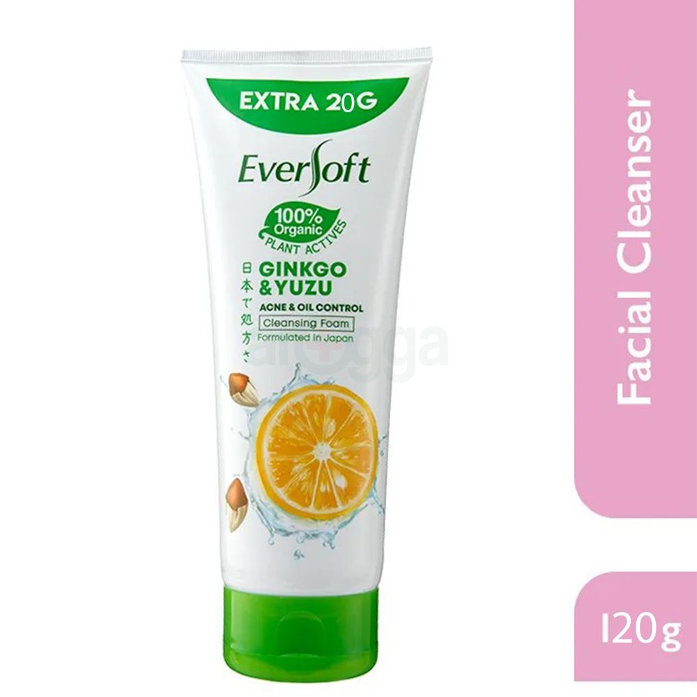 Eversoft Ginkgo & Yuzu Acne & Oil Control Cleansing Foam  