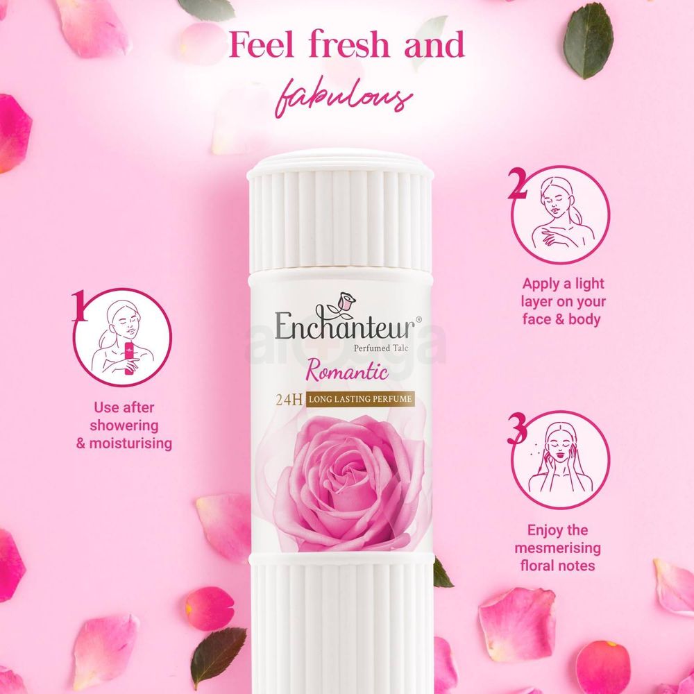 Enchanteur Romantic Perfumed Talc Powder  