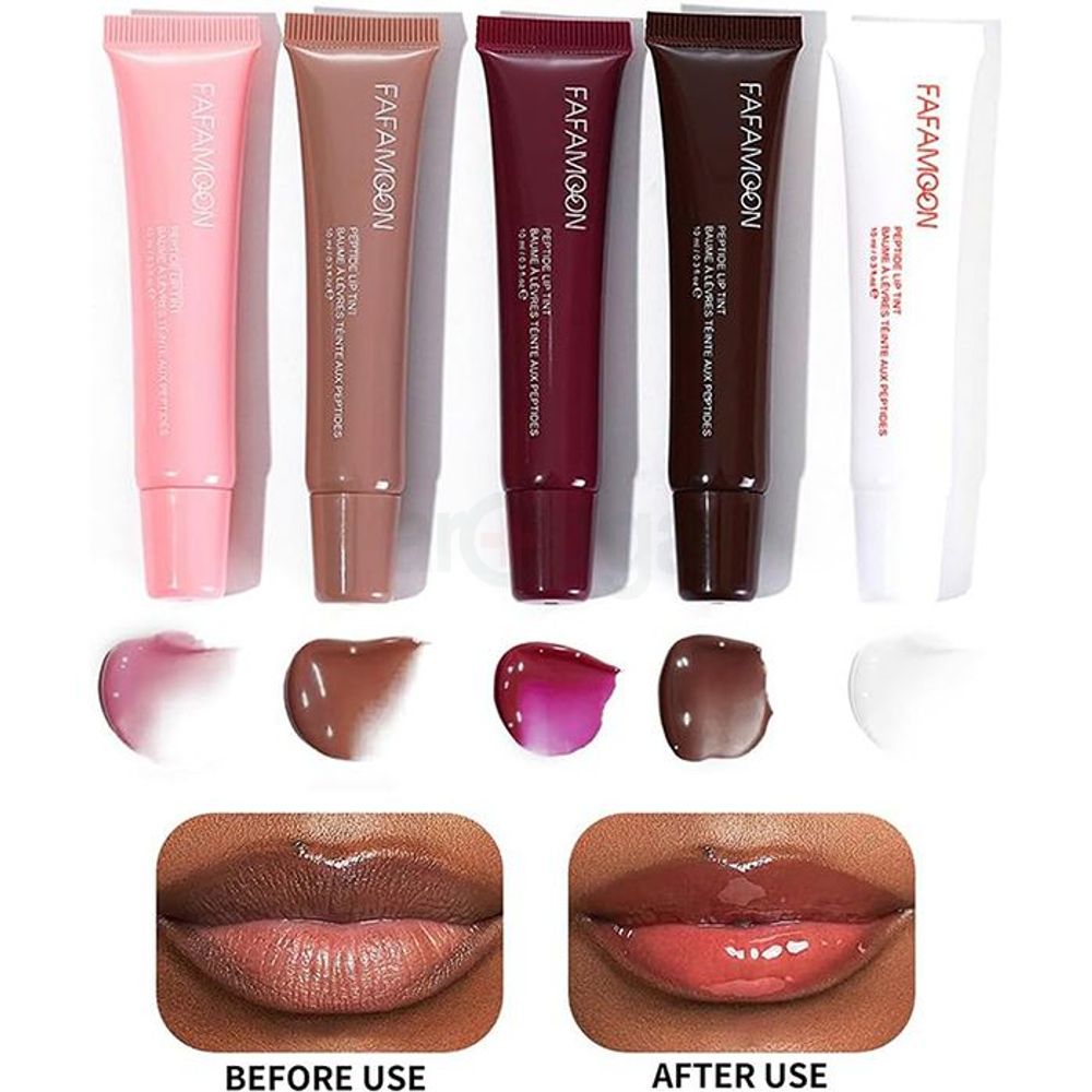 FAFAMOON Shea Butter Peptide Lip Tint- 03 Raspberry Jelly  