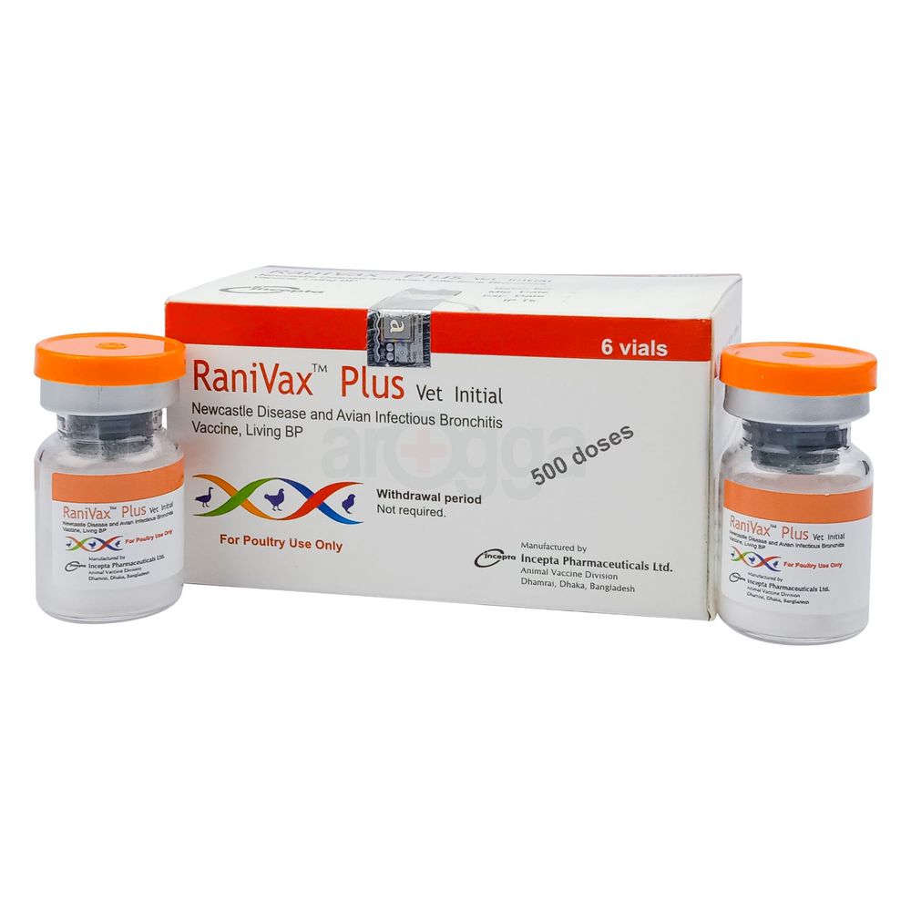 Ranivax Plus 500 Doses Vet Initial  