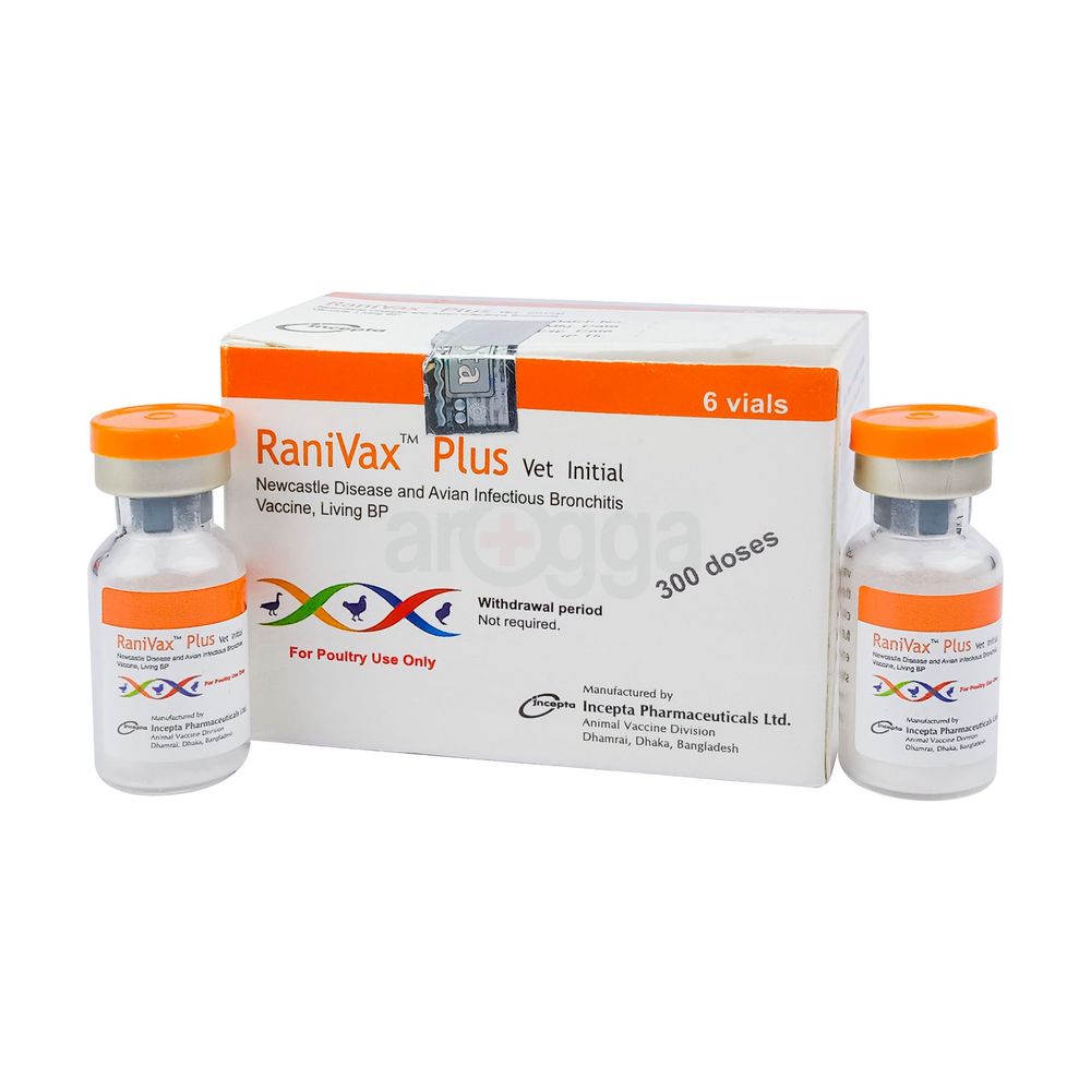 Ranivax Plus 300 Doses Vet Initial  