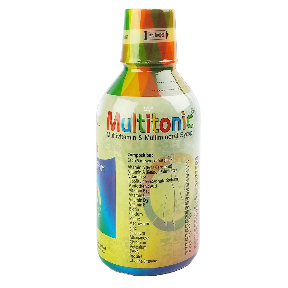 Multitonic 300ml syrup