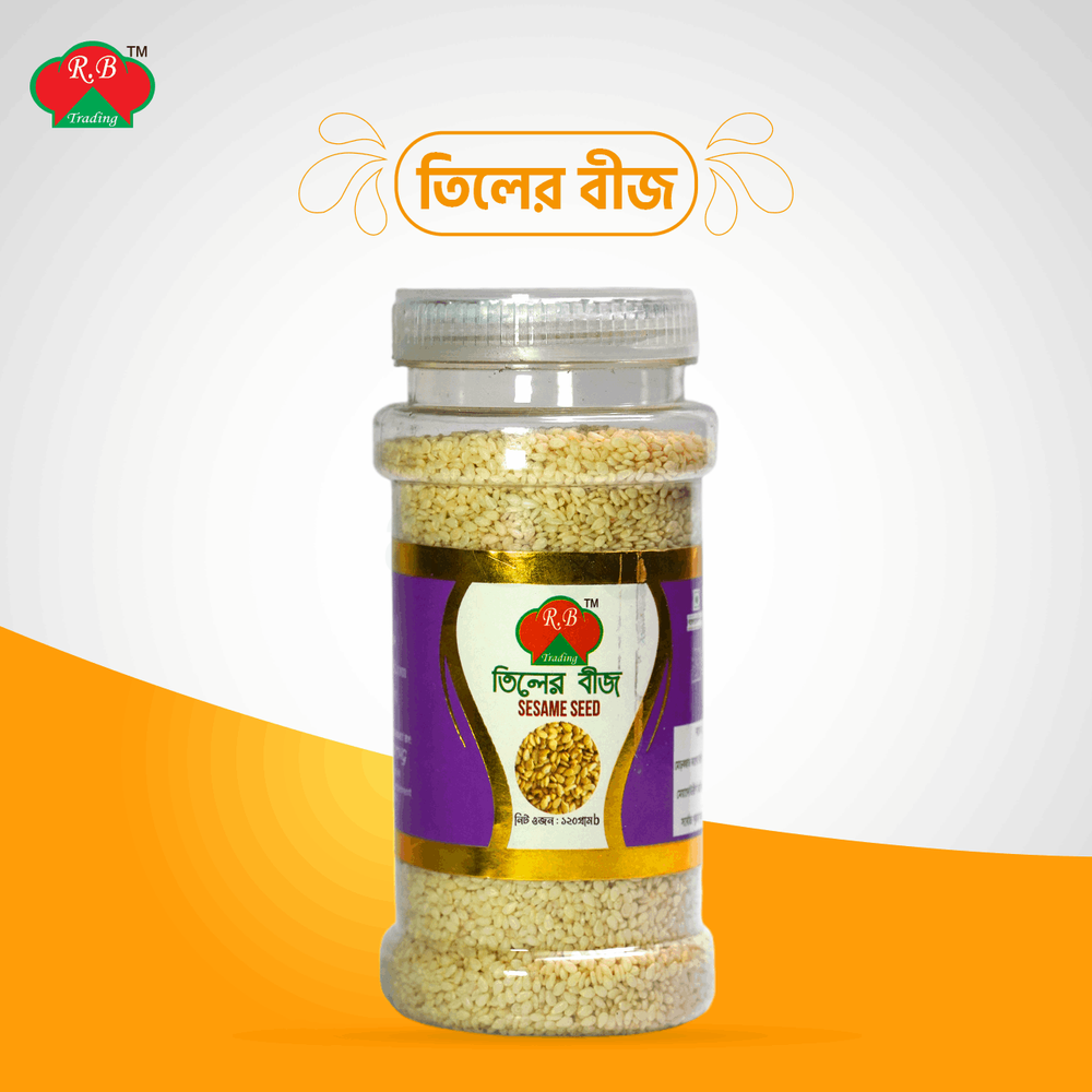 Sada Til (White Sesame Seeds) 120g (Jar)  