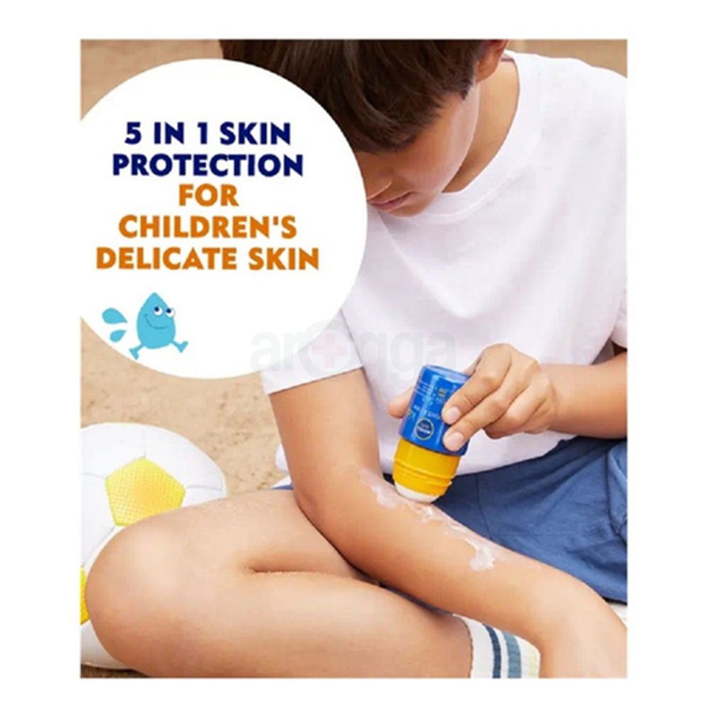 Nivea Sun Kids Protect & Care 5 In 1 Skin Protection Roll On SPF 50+ 50ml  