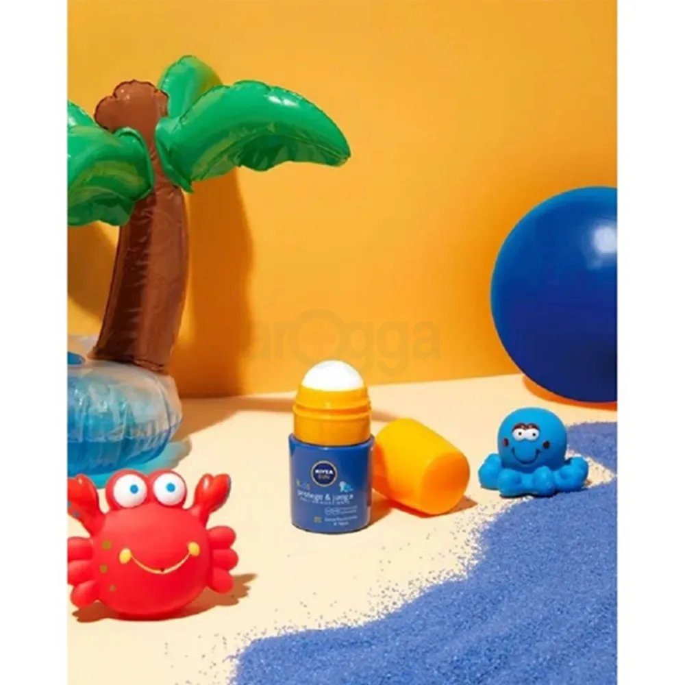 Nivea Sun Kids Protect & Care 5 In 1 Skin Protection Roll On SPF 50+ 50ml  