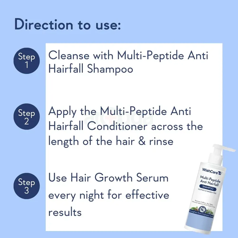 Wishcare Multi Peptide Anti Hairfall Shampoo 250ml  