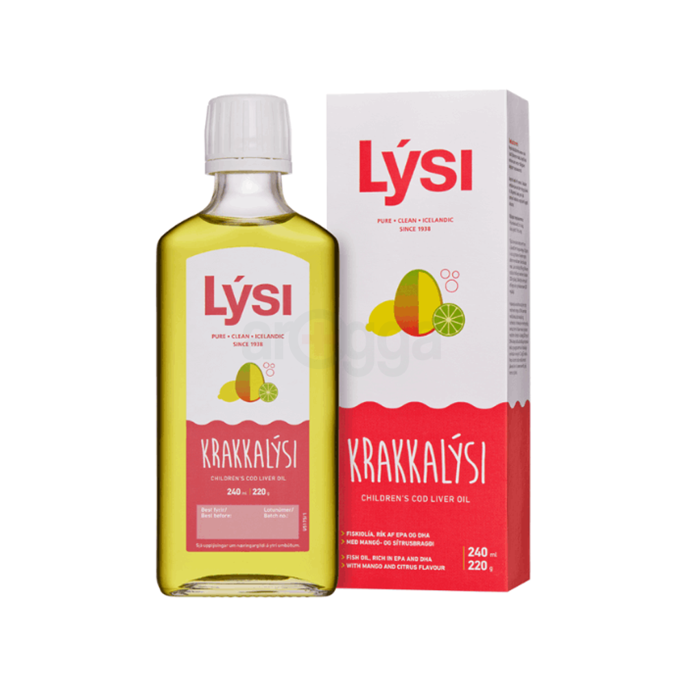Lysi Children's Cod Liver Oil 240ml syrup