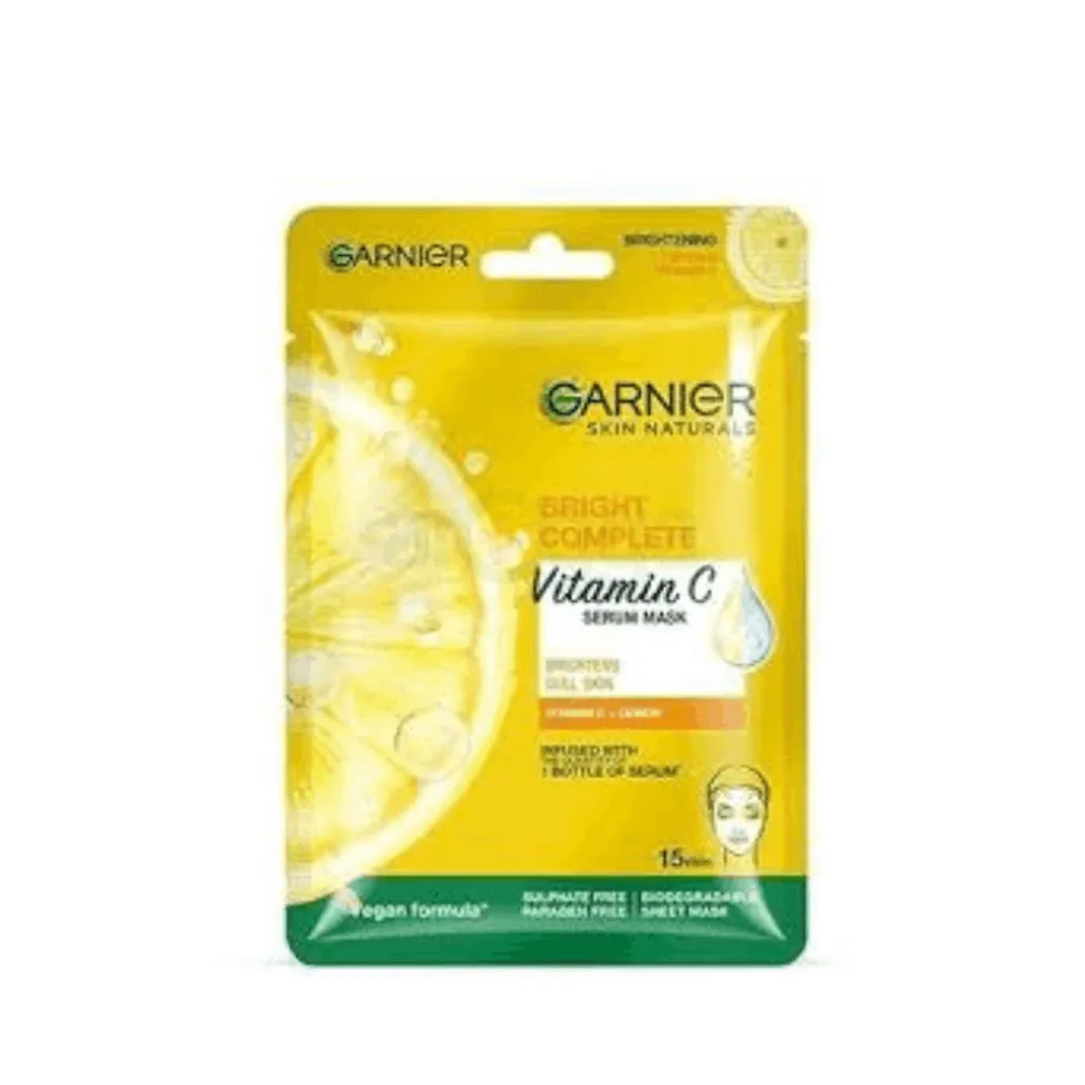 Garnier Bright Complete Vitamin C Serum Mask 28gm  