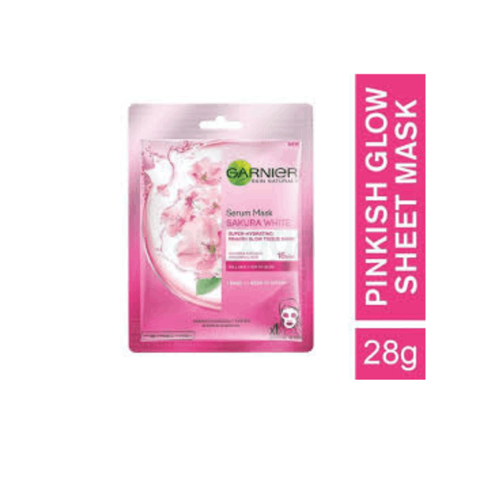 Garnier Sakura Glow Hyaluron Serum Mask 28gm  