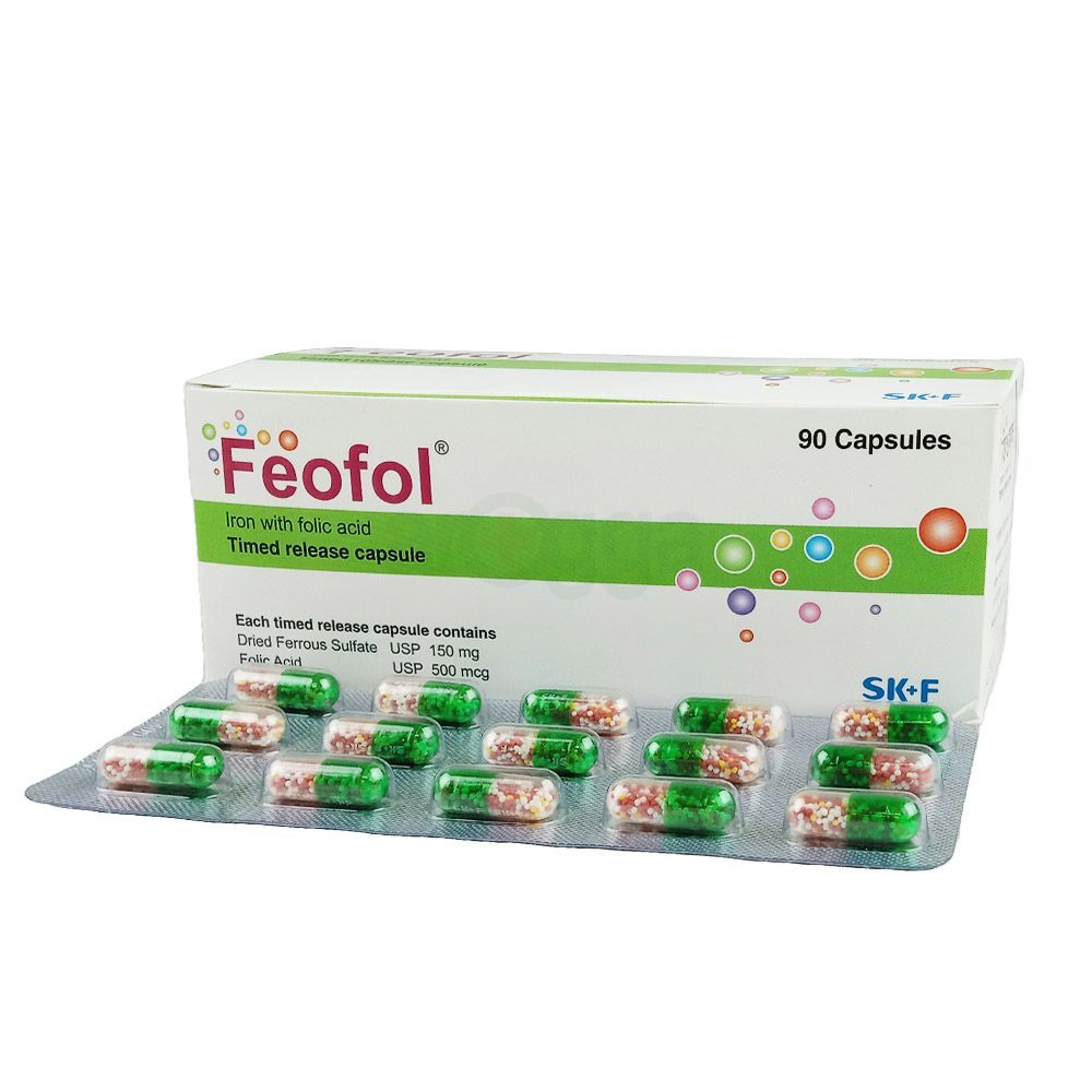 Feofol 150mg+500mcg Capsule