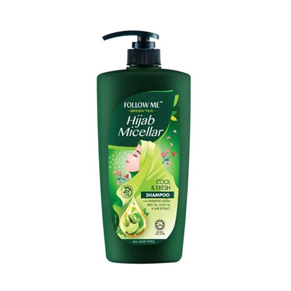 Follow Me Green Tea Hijab Micellar Cool & Fresh Shampoo  