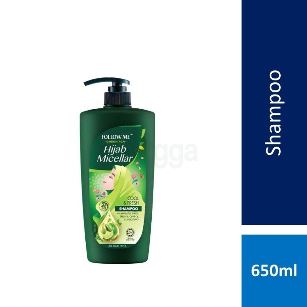 Follow Me Green Tea Hijab Micellar Cool & Fresh Shampoo  