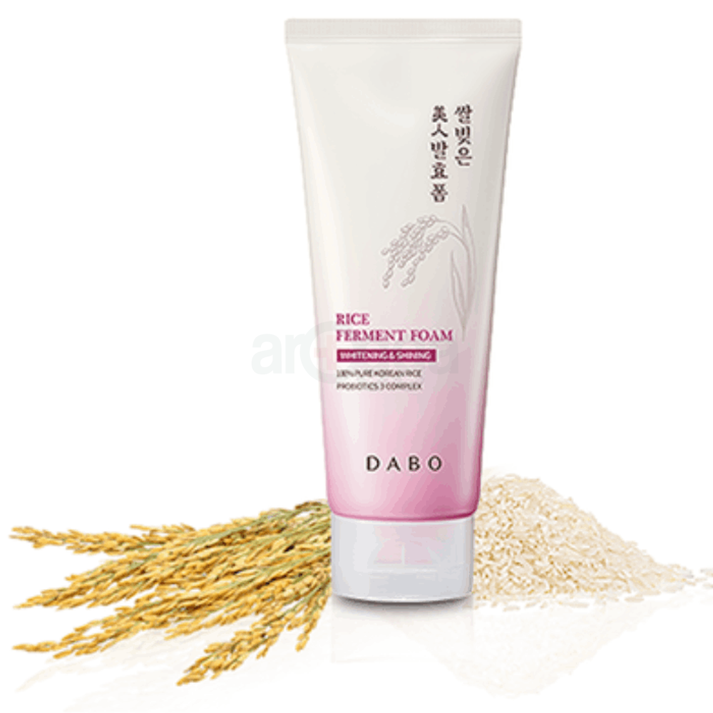 Dabo Whitening & Shining Rice Ferment Foam Face Wash 100ml  