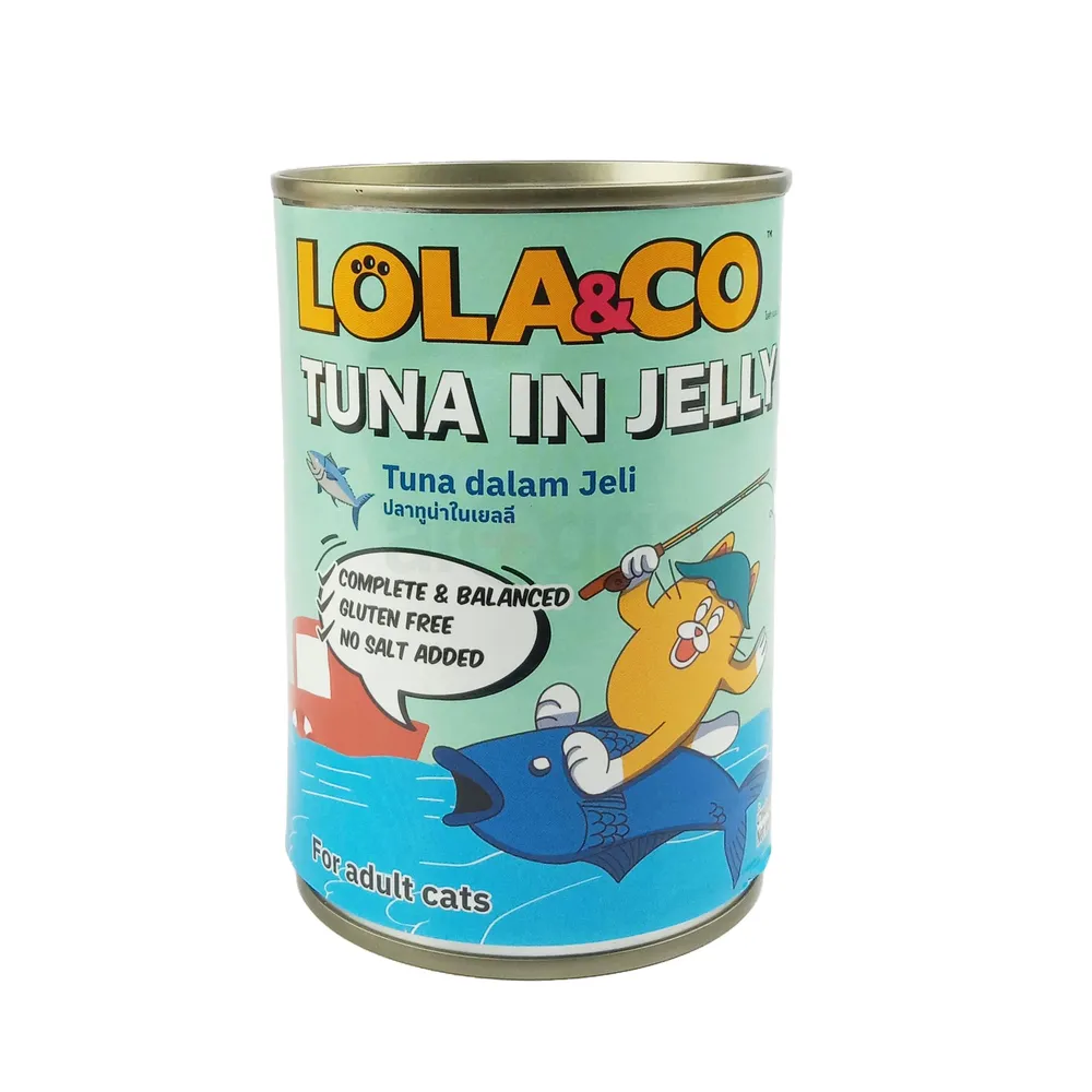 Lola & Co Can Tuna in Jelly400gm  