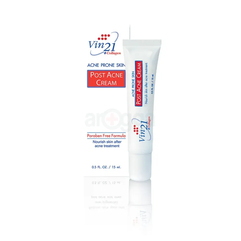 Vin 21 + Collagen Post Acne Cream for Acne Prone Skin  